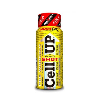 Amix Pro CellUp Shot 60 ml - 1 Vial Pre entrenamiento de alta concentración de cafeína