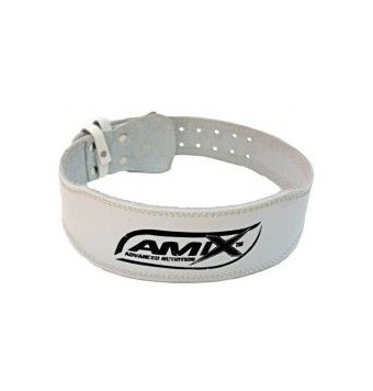 Amix Cinturón de Cuero Blanco